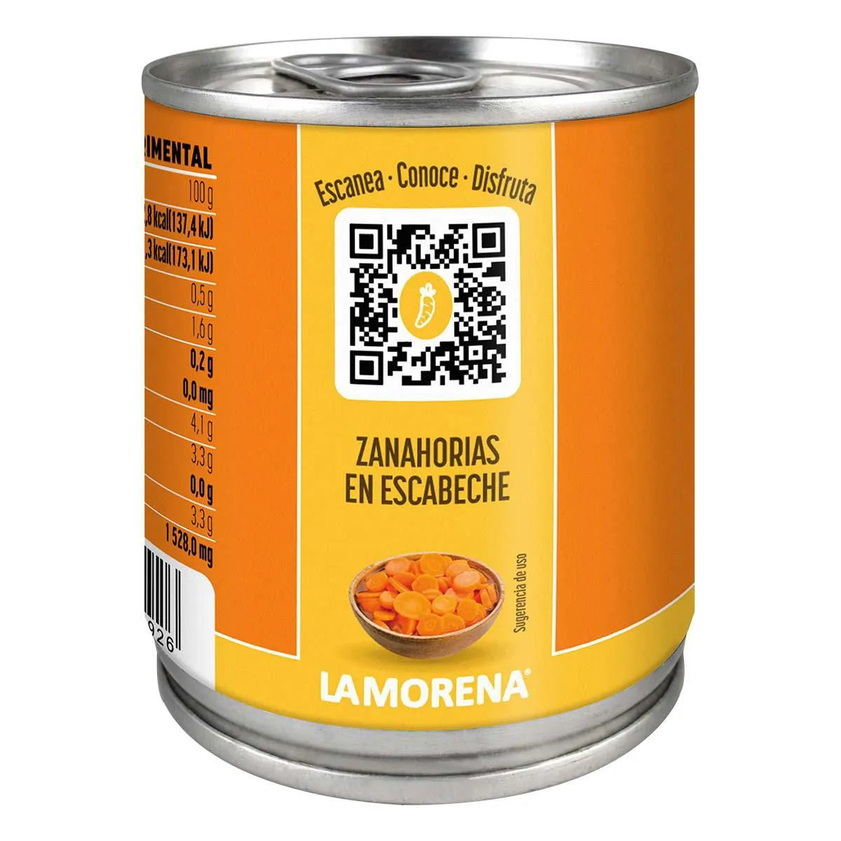 Zanahorias en Escabeche La Morena 210g