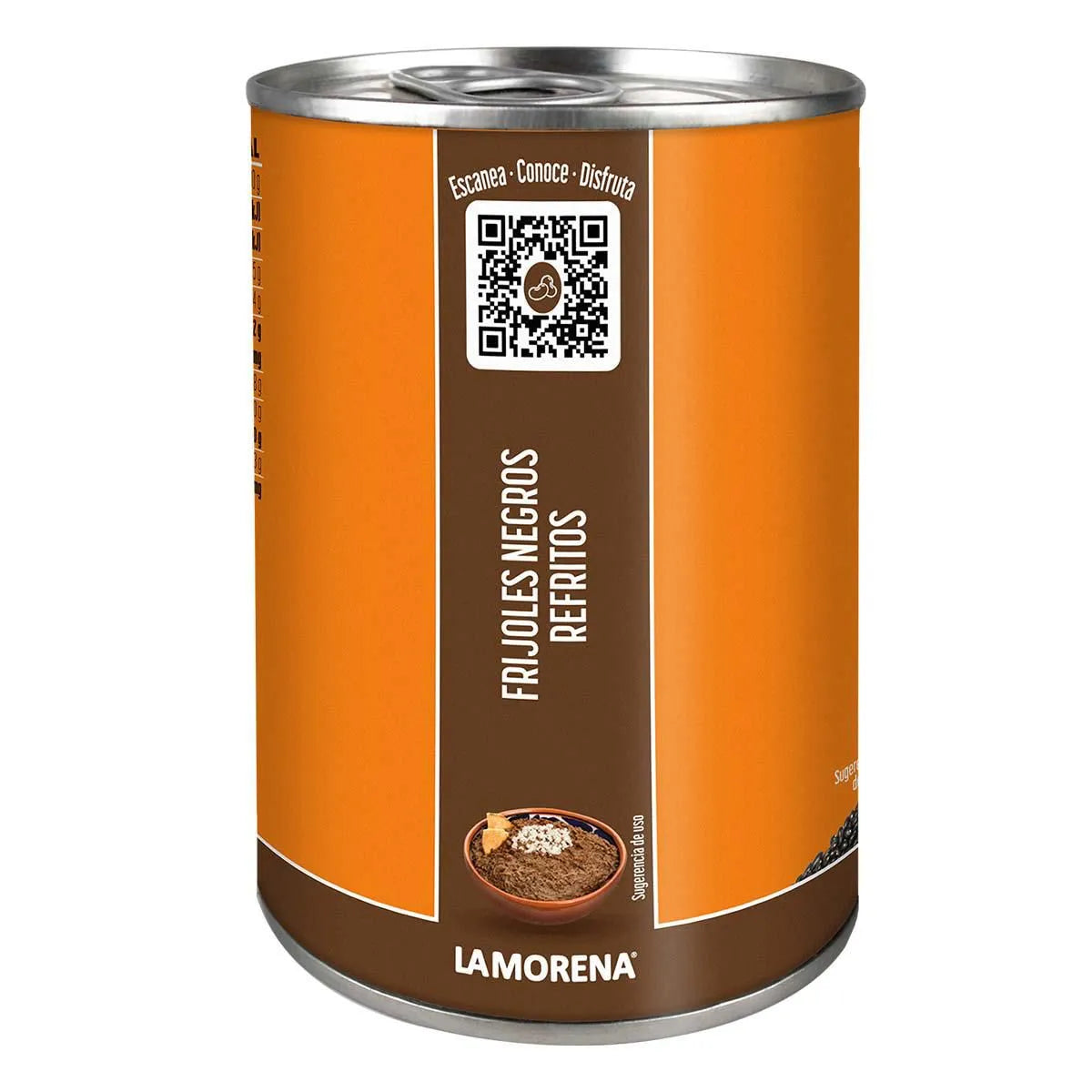 Frijoles Negros Refritos La Morena 440g