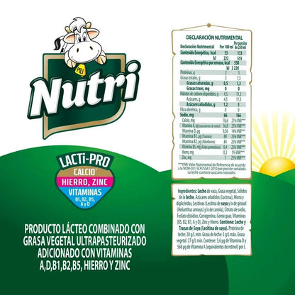 Producto Lácteo Nutri Clásica 1L × 6 pzs