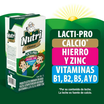 Producto Lácteo Nutri Clásica 1L × 6 pzs