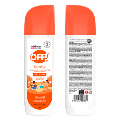 Spray Repelente de Insectos Off! Family 177ml