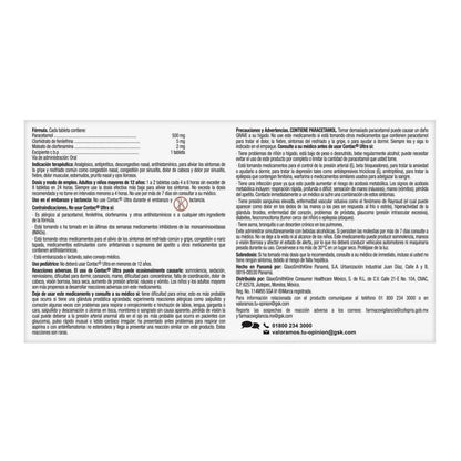 Antigripal Contac Ultra Tabletas 12 pzs