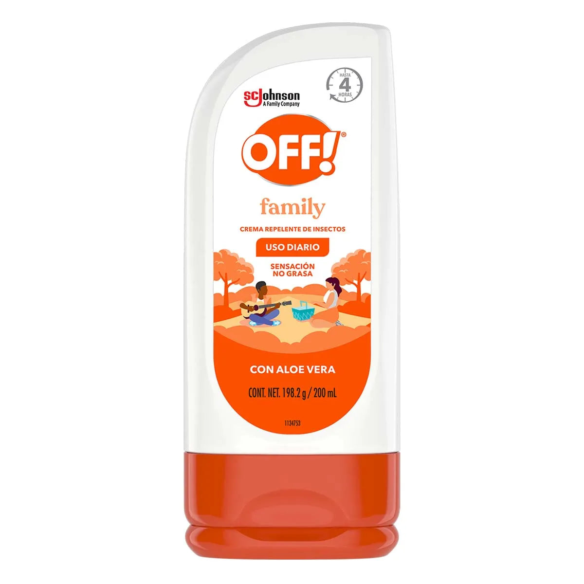 Crema Repelente de Insectos Off! Family 200ml