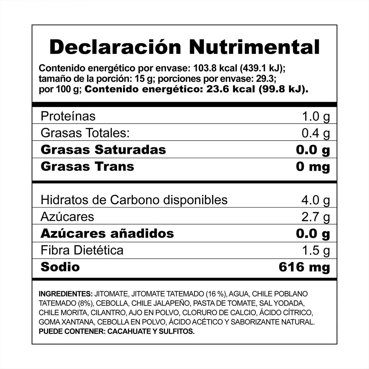 Salsa Tatemada y Martajada Roja Herdez 240g