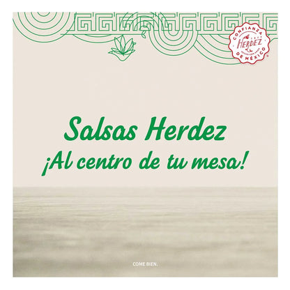 Salsa Tatemada y Martajada Roja Herdez 240g