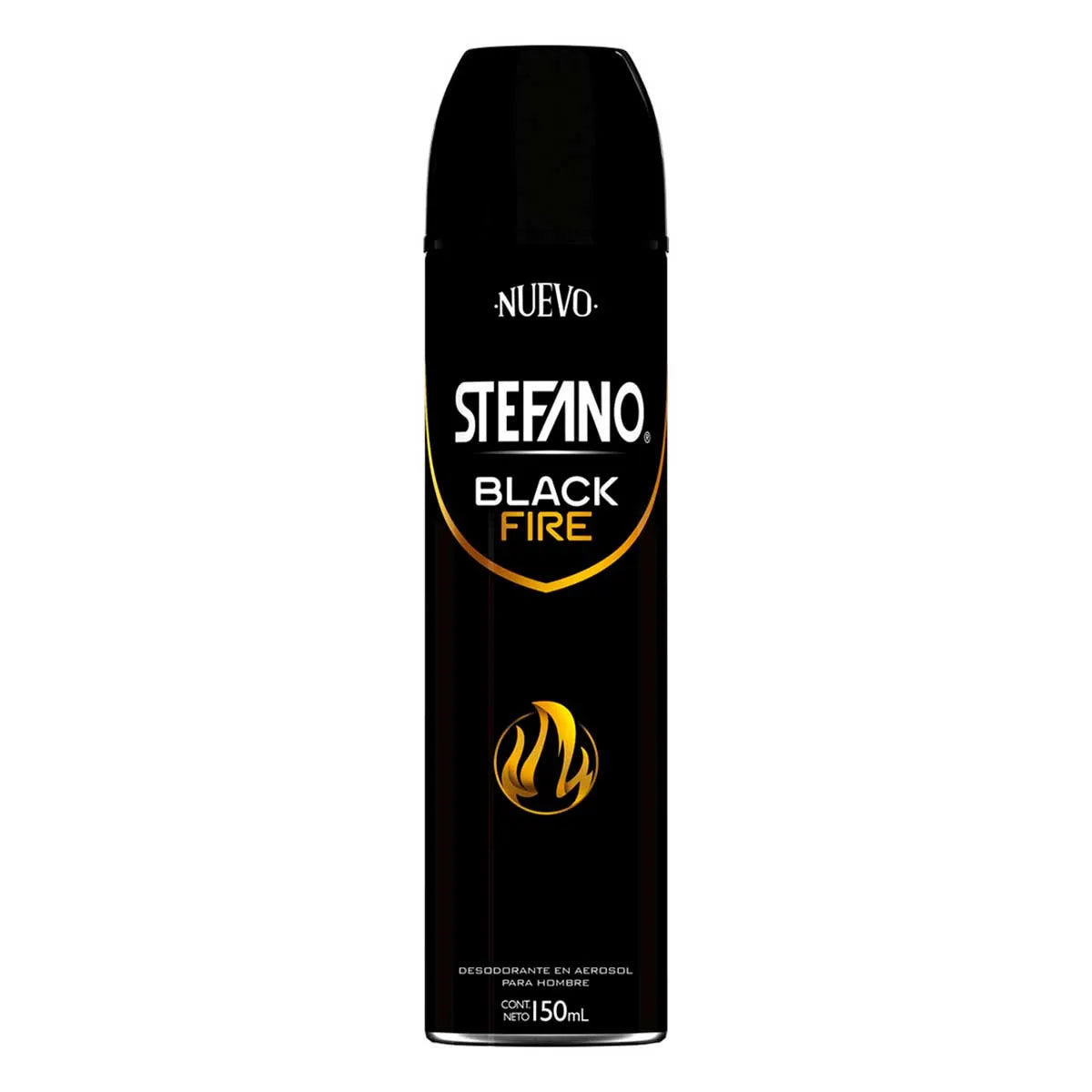 Desodorante en Aerosol Stefano Black Fire 150ml