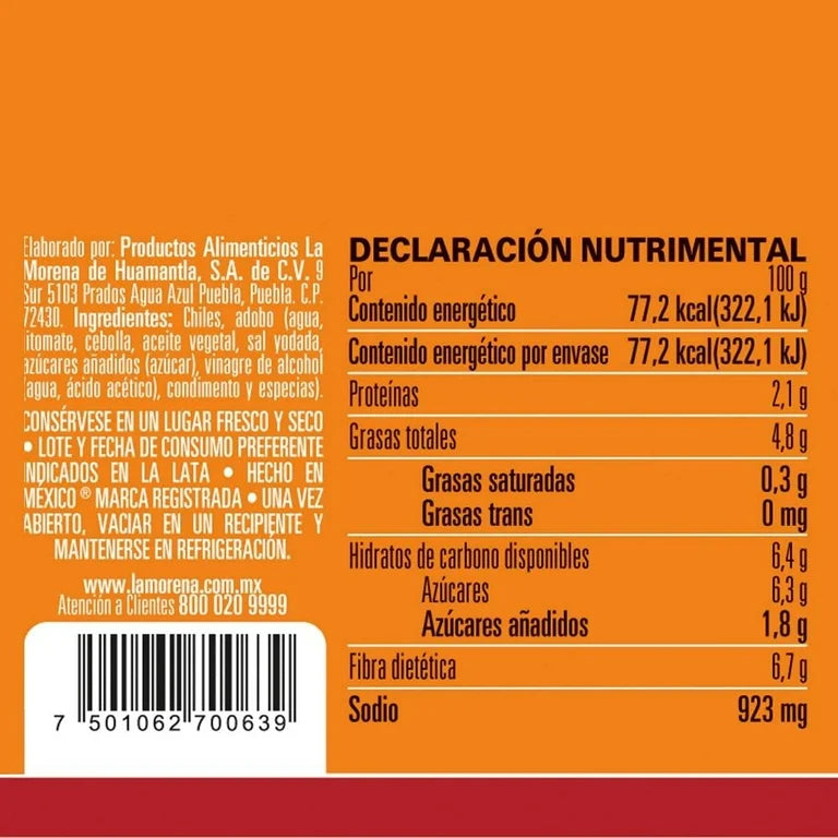 Chiles Chipotles Adobados 100g