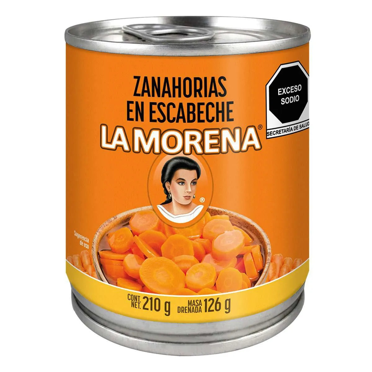 Zanahorias en Escabeche La Morena 210g