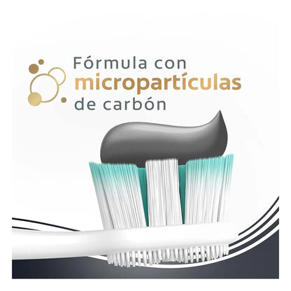 Pasta Dental Colgate Total Carbón Activado 75ml × 6 pzs