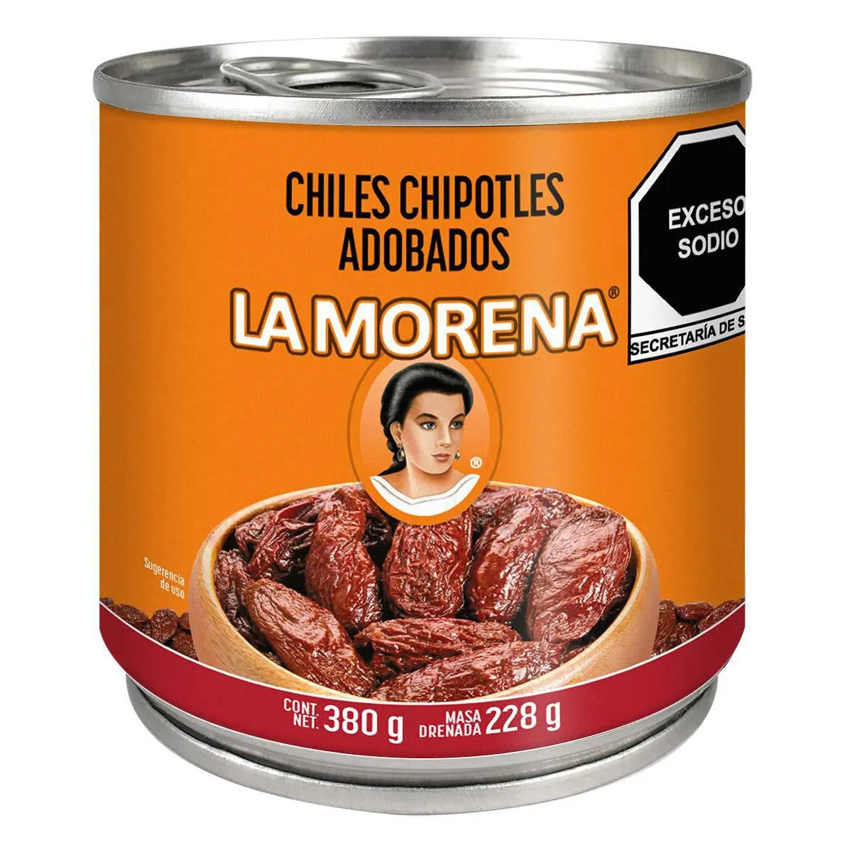 Chiles Chipotles Adobados La Morena 380g