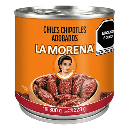 Chiles Chipotles Adobados La Morena 380g