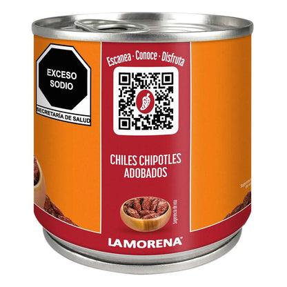 Chiles Chipotles Adobados La Morena 380g