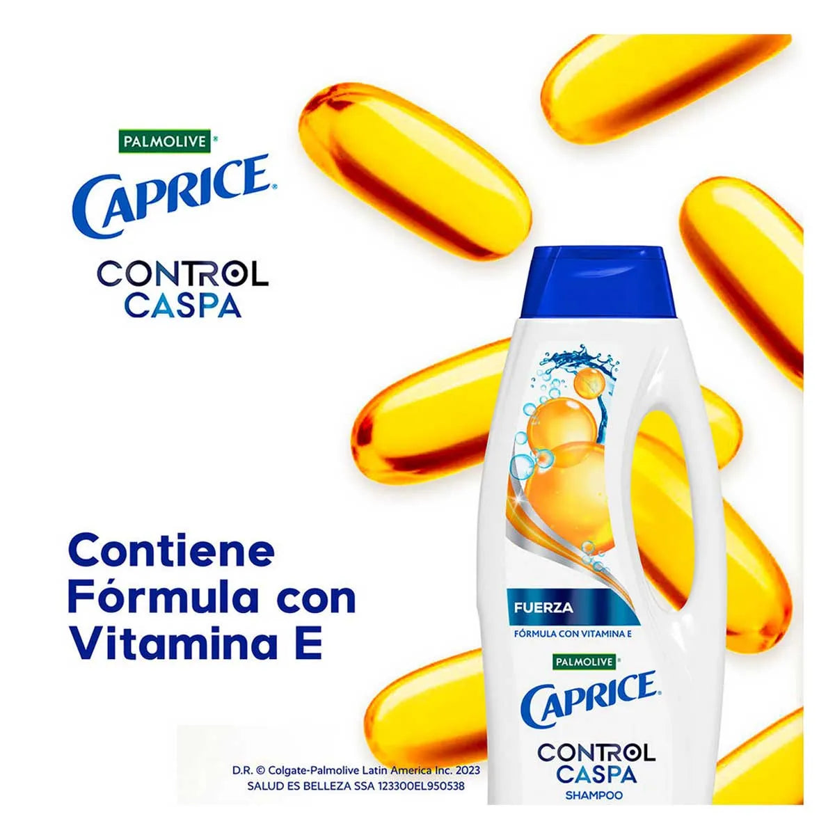 Shampoo Caprice Control Caspa Fuerza Vitamina E 750ml
