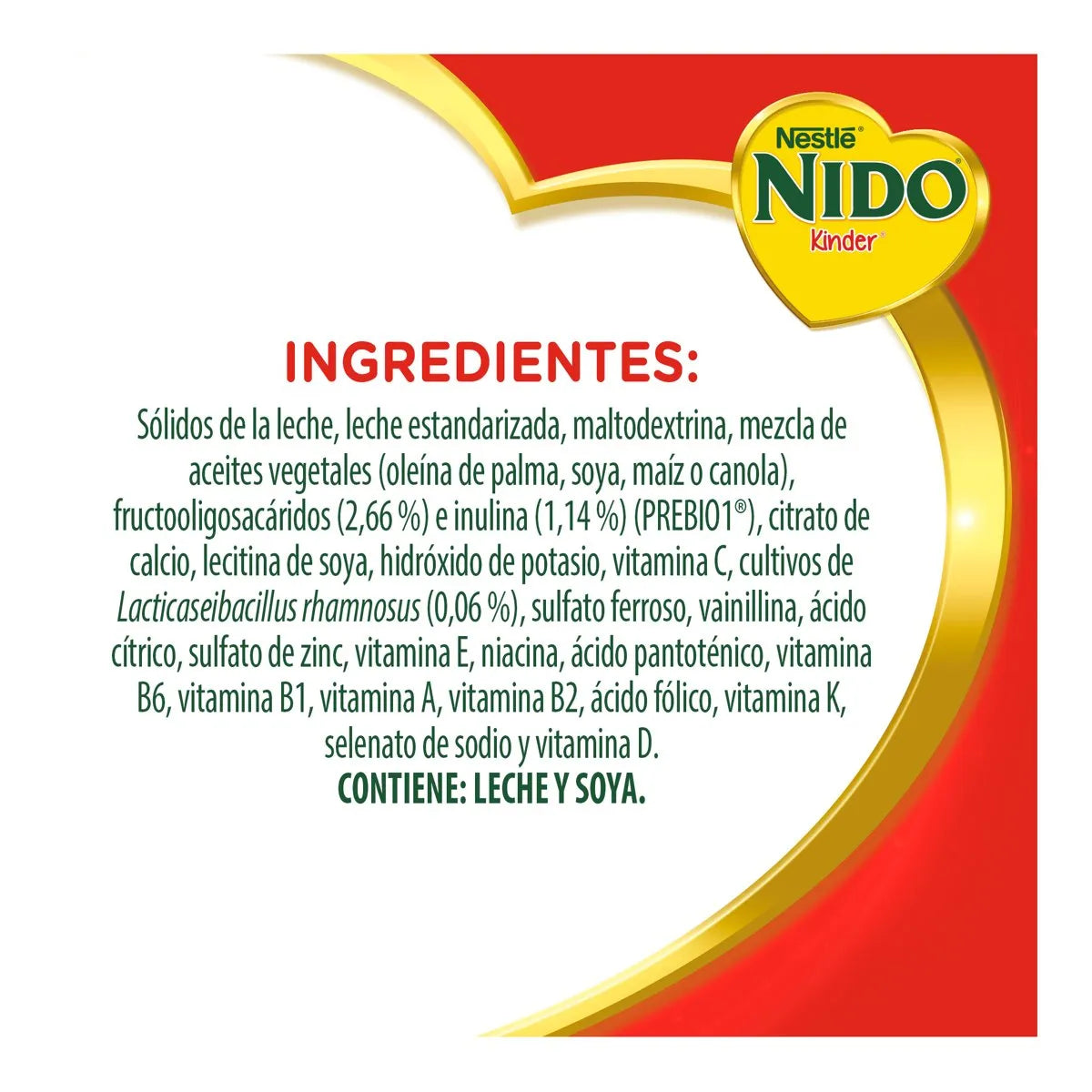 Alimento Nido Kinder 1+ Lata 800g