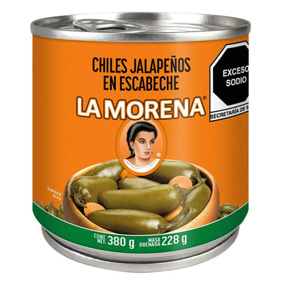 Chiles Jalapeños en Escabeche La Morena 380g