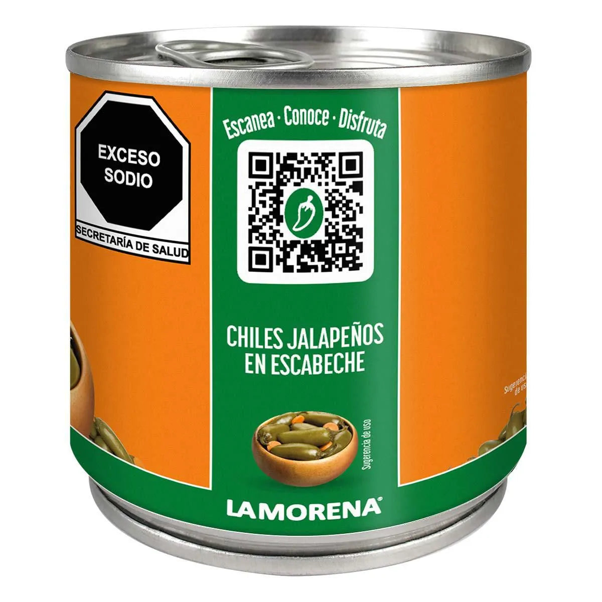 Chiles Jalapeños en Escabeche La Morena 380g