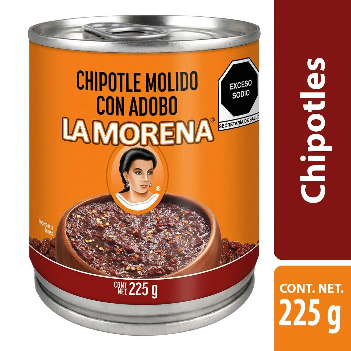 Chipotle Molido con Adobo La Morena 225g