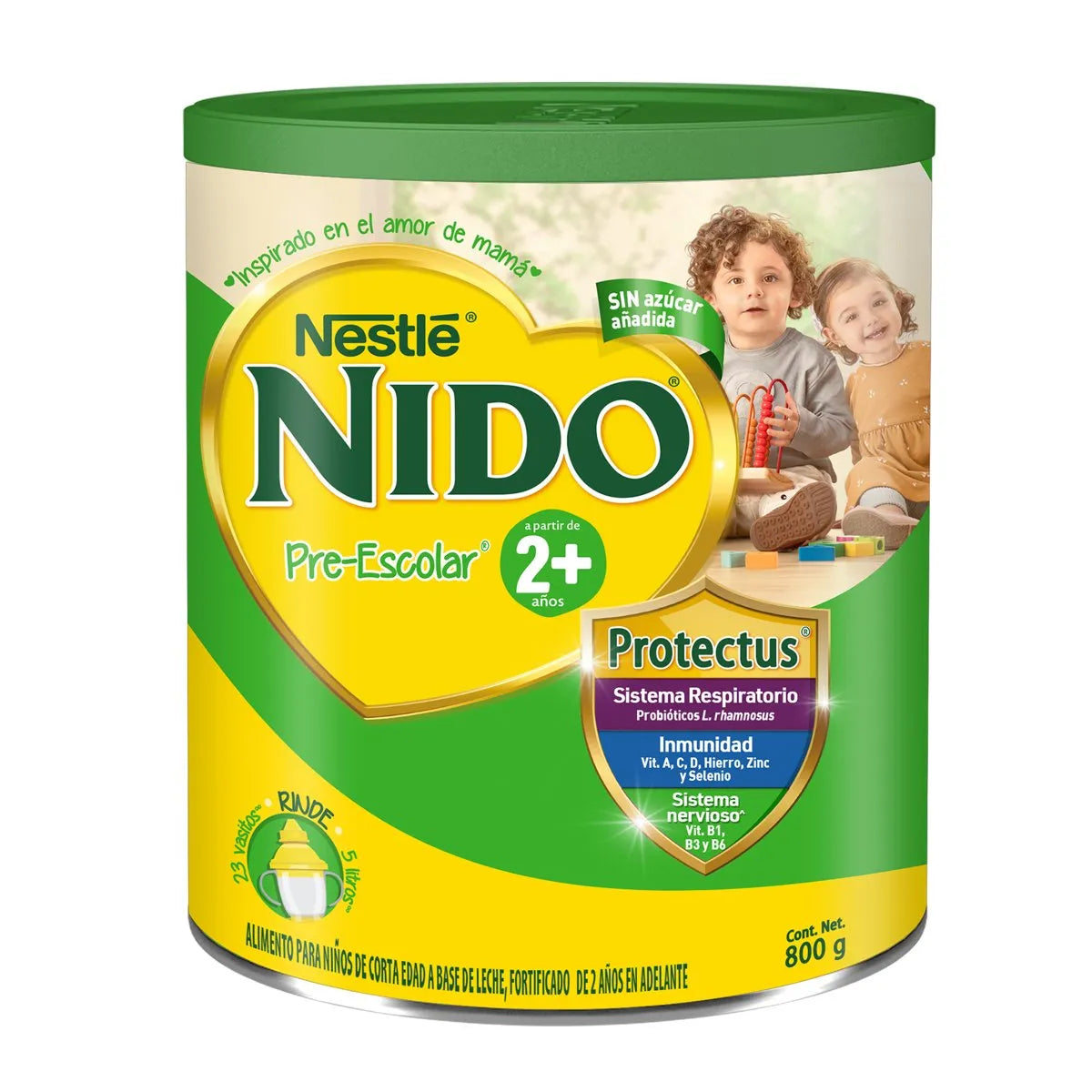Alimento Nido Pre-Escolar 2+ Lata 800g
