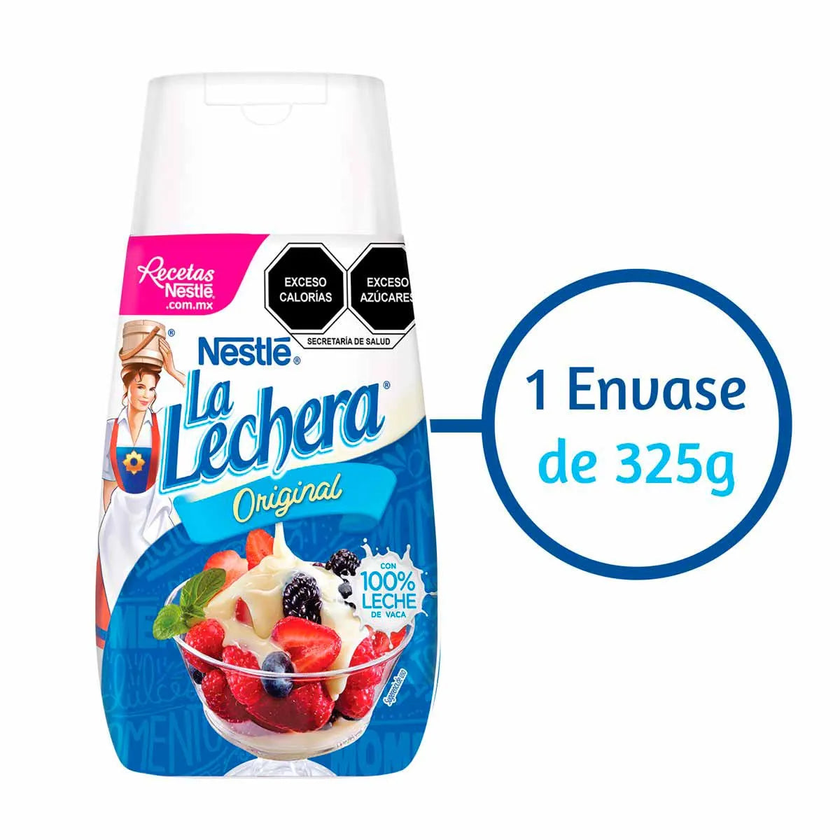 Leche Condensada Nestlé La Lechera Sirve Fácil Original 335g