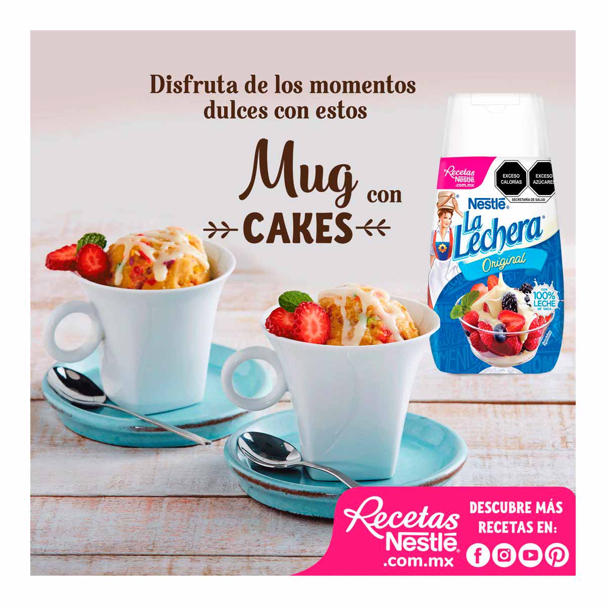 Leche Condensada Nestlé La Lechera Sirve Fácil Original 335g