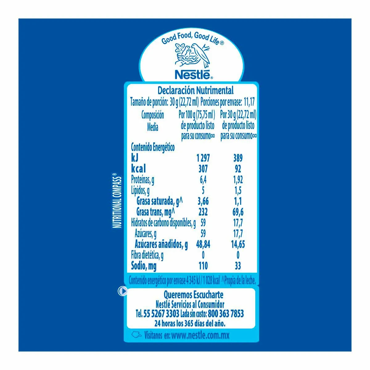 Leche Condensada Nestlé La Lechera Sirve Fácil Original 335g