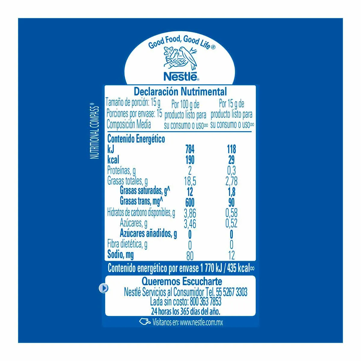 Media Crema Nestlé 225g