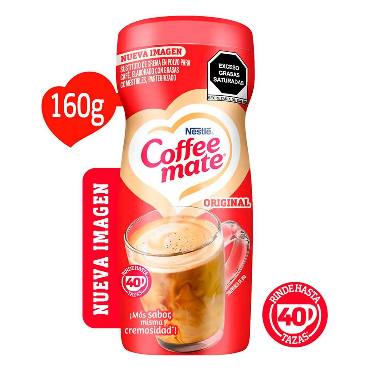 Crema para Café Coffee Mate Polvo Original 160g