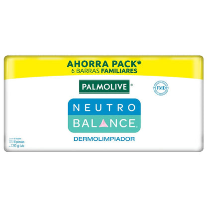 Jabón en Barra Palmolive Neutro Balance 180g × 6 pzs