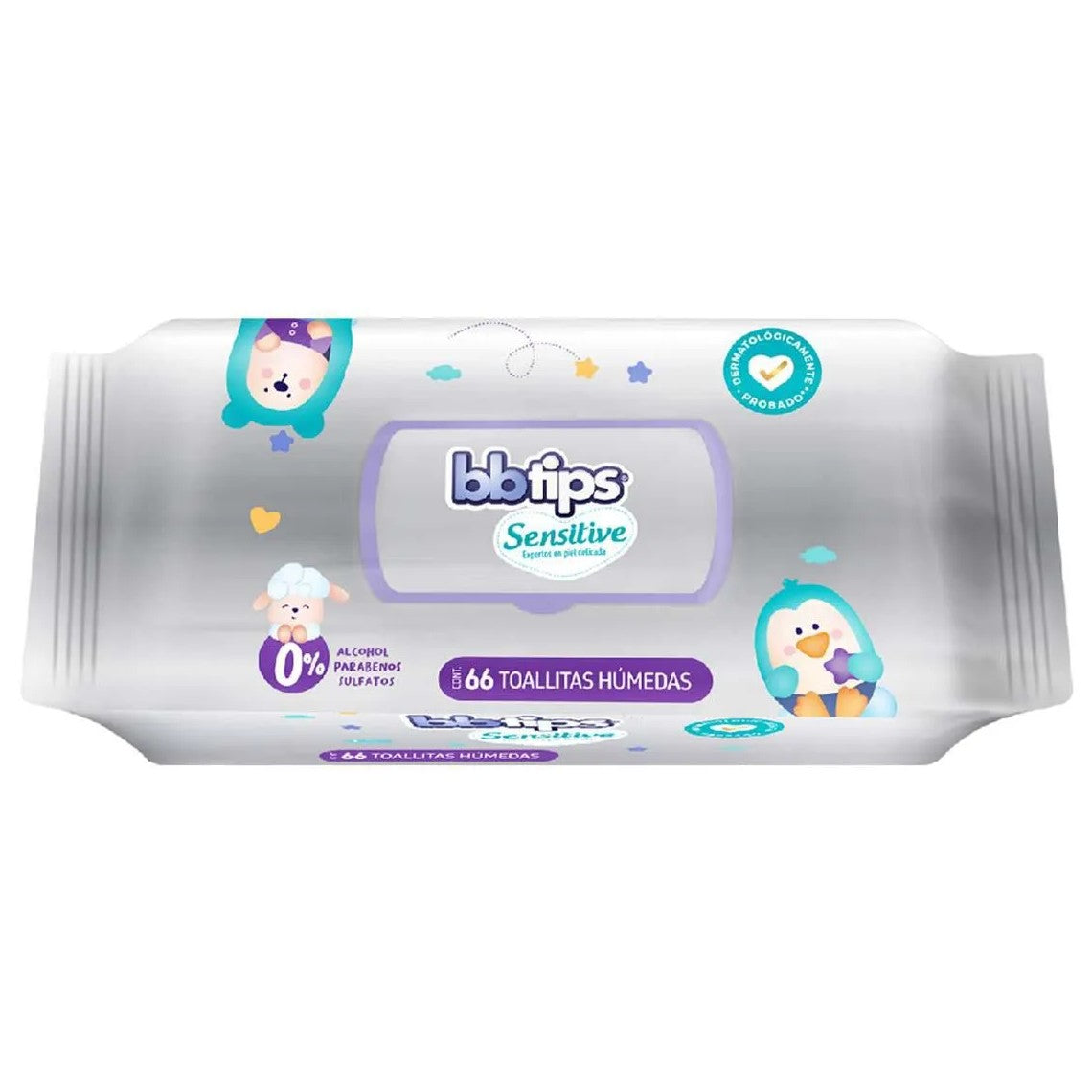 Toallitas Húmedas Bbtips Sensitive 66 pzs