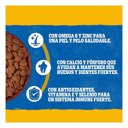 Sobres Pedigree para Perros Adulto Cordero 100g × 12 pzs