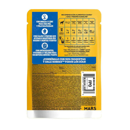 Sobres Pedigree para Perros Adulto Cordero 100g × 12 pzs