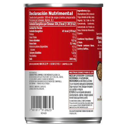 Crema Campbell's Champiñón 420g