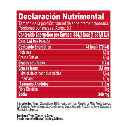 Crema Campbell's Champiñón 420g