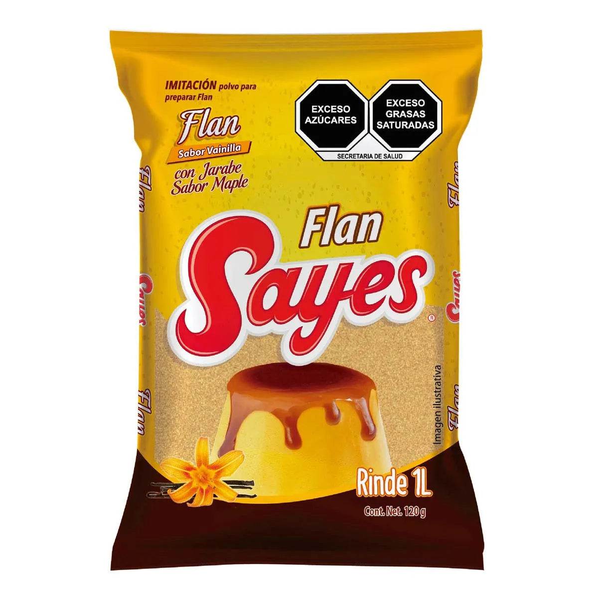 Flan con Caramelo Sayes Leche 90g