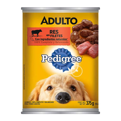 Alimento Húmedo Lata Pedigree Res en Filetes 375g
