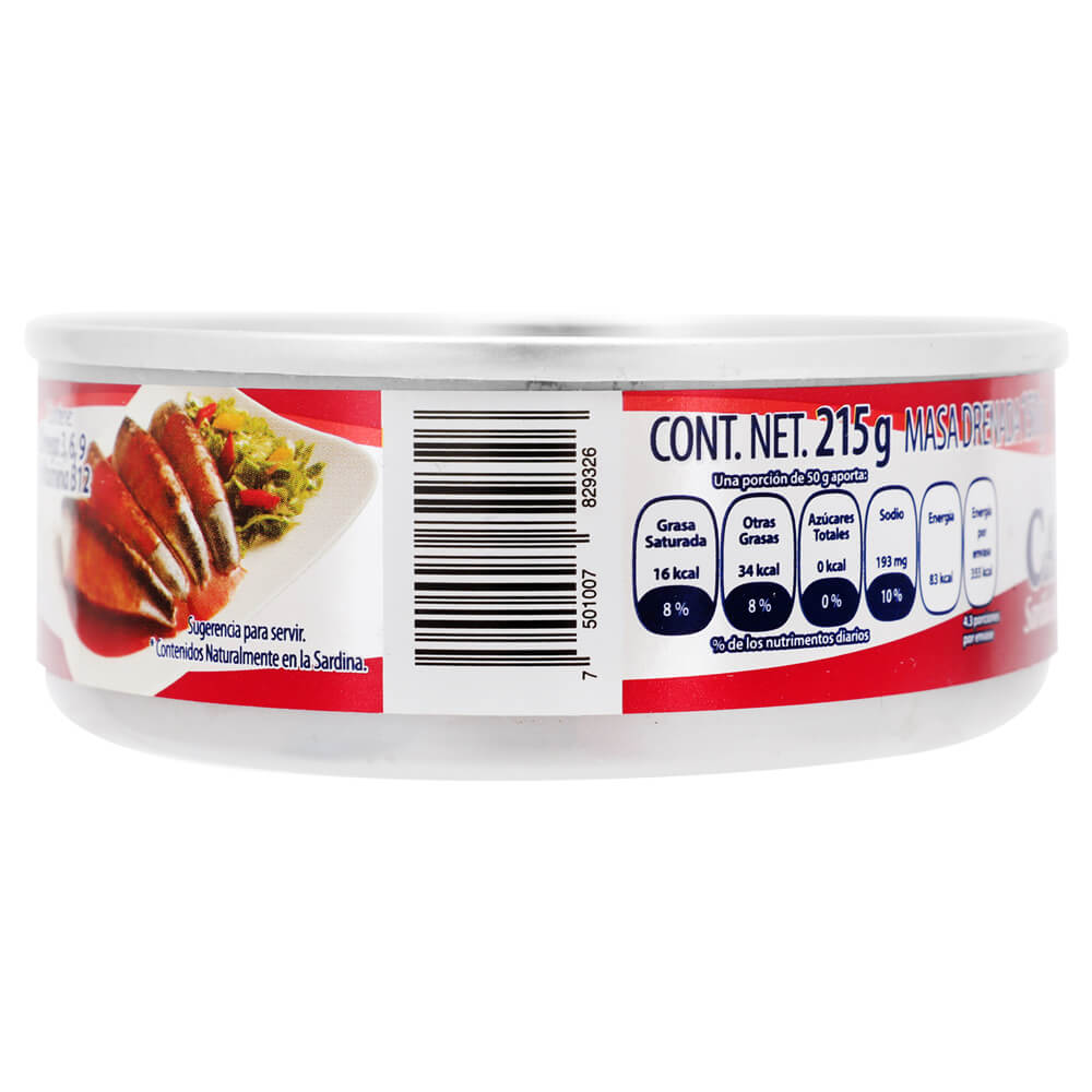 Sardina En Tomate Calmex 425g