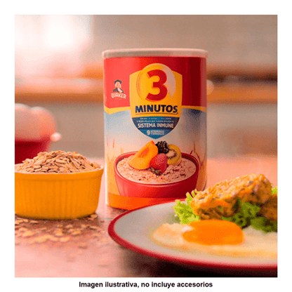Avena Quaker 3 Minutos Fortificada 400g