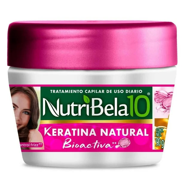 Tratamiento Nutribela 10 Keratina Natural Suavidad y Desenredo 90ml