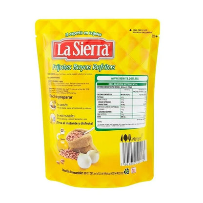 Frijoles Bayos Refritos La Sierra 430g