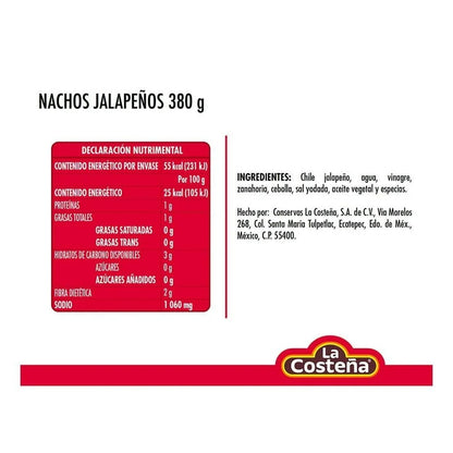 Nachos de Jalapeño La Costeña 380g