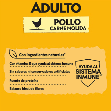 Alimento Húmedo Lata Pedigree Pollo Carne Molida 625g