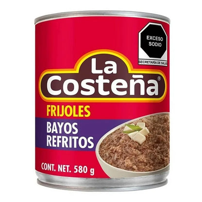Frijoles Bayos Refritos La Costeña 580g