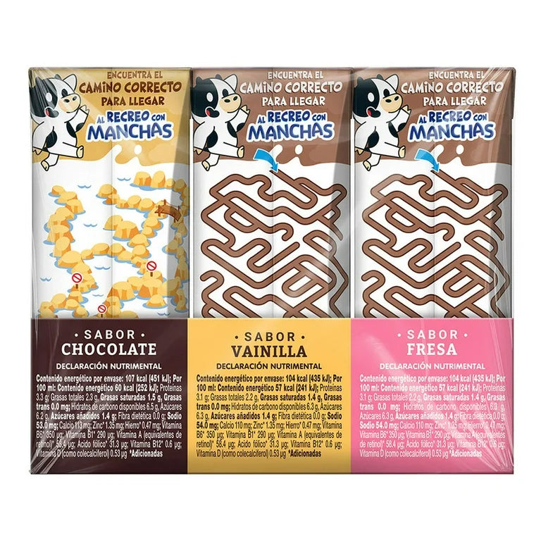 Media Caja Leche Alpura Saborizada Multisabor 1L × 6 pzs